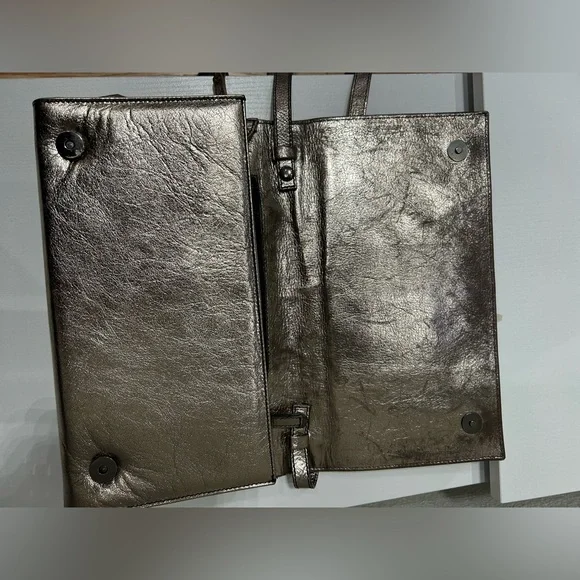 Valentino leather shoulder bag/crossbody/clutch - Bronze Metallic color - Picture 7 of 11